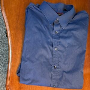 Navy Blue Casual Button Down Shirt XL Men’s